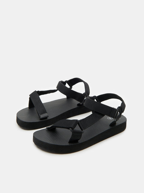 Sinsay Boy's Black Flat Sole Sandals | Sinsay In Lebanon