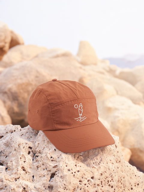 Sinsay Men's Brown Cap Hat With Embroidery | Sinsay In Lebanon