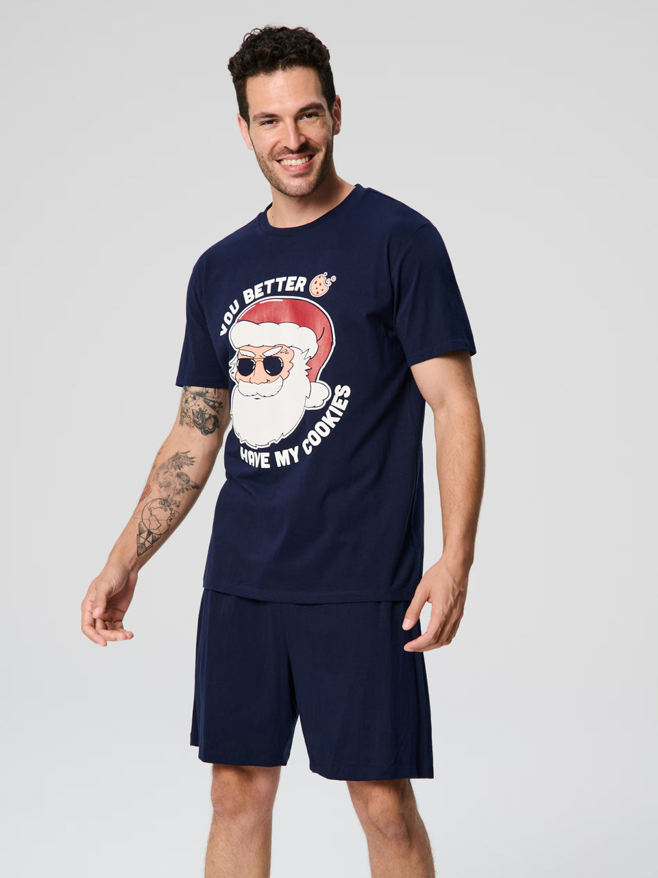 Sinsay Men’s NavyTwo-Piece Pajama Set | Sinsay in Lebanon
