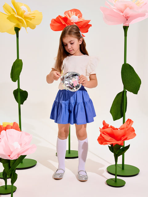 Sinsay Girl's Blue Loose Wide Short|Sinsay In Lebanon