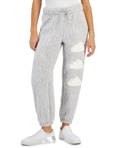Crave Fame Women's Gray High-Rise Sherpa Wool Sweatpant | Crave Fame in Lebanon