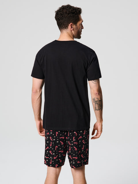 Sinsay Men's Black Loading Holidays Pajama Set 2pcs | Sinsay In Lebanon