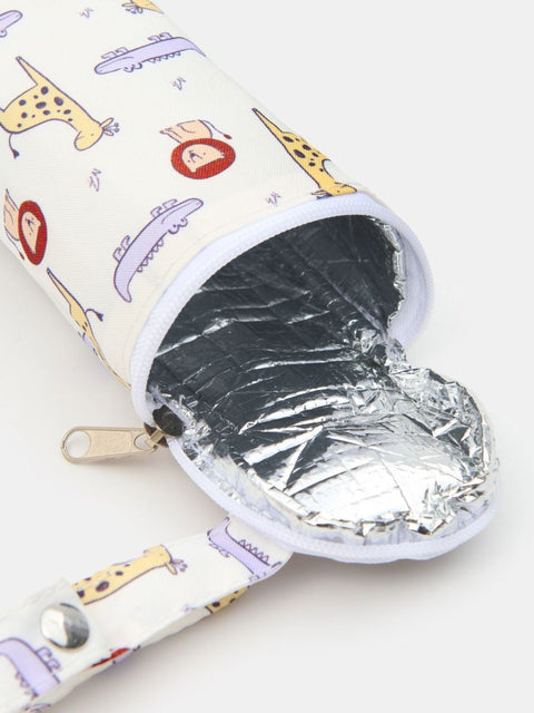Sinsay White Animals Printed Baby Insulated Bottle Bag | Sinsay In Lebanon