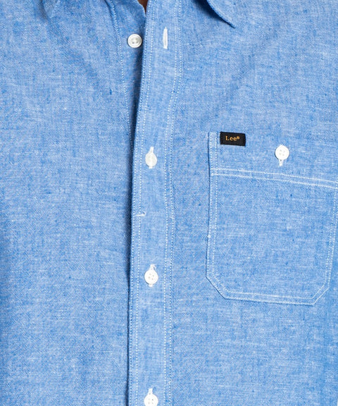 Lee Men's Blue Ferris Leesure Long Sleeve Shirt | Lee In Lebanon