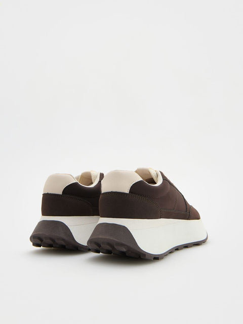 Reserved Women's Dark Brown Platform Sneakers |Reserved In Lebanon