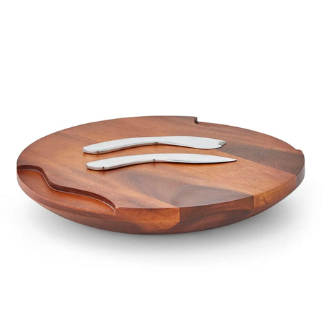 Nambe Cheese Block w/ Knife and Spreader |Nambe In Lebanon