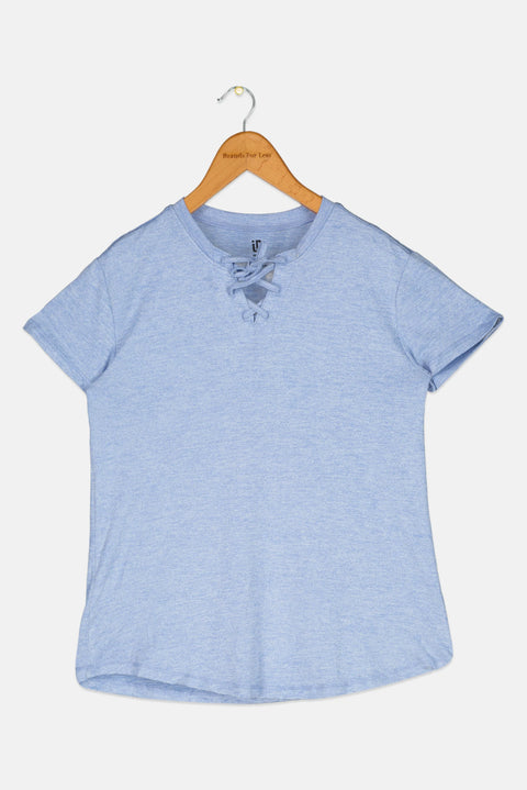 ID Ideology Girl's Light Blue T-shirt ABFK1255
