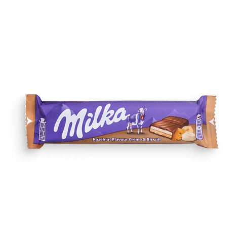 Milka Bar Hazelnut Cream & Biscuit Chocolate Bar 46g | Milka In Lebanon