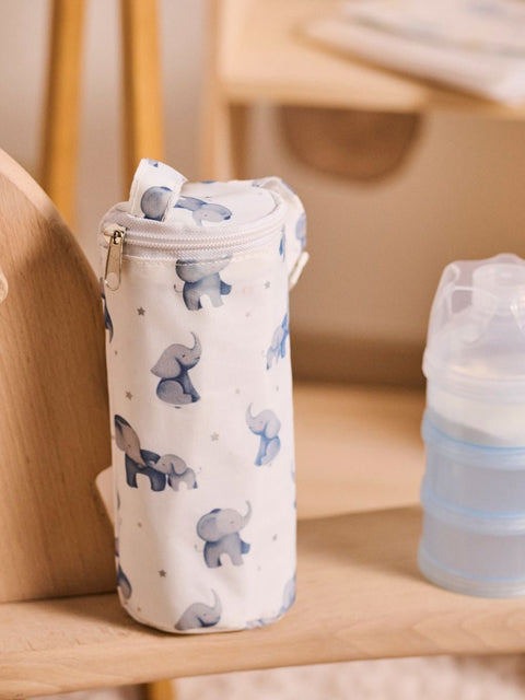 Sinsay White Elephant Printed Baby Insulated Bottle Bag | Sinsay In Lebanon