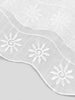 Sinsay Home White Embroidered Cafe Curtain 2 Pack 50 cm x 140 cm | Sinsay in Lebanon