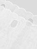 Sinsay Home White Embroidered Cafe Curtain 2 Pack 50 cm x 140 cm | Sinsay in Lebanon