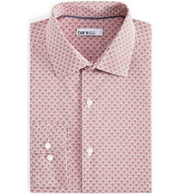 Bar III Men's Rust Slim Fit Stretch Shirt | Bar III In Lebanon
