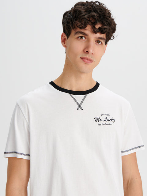 Sinsay Men's Black & White Cotton Pajama Sets |Sinsay In Lebanon