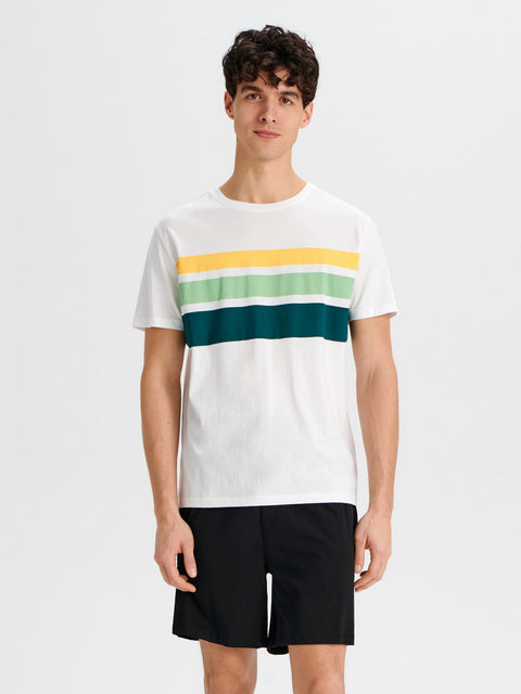 Sinsay Men's White & Black Striped Pajama Set | Sinsay In Lebanon