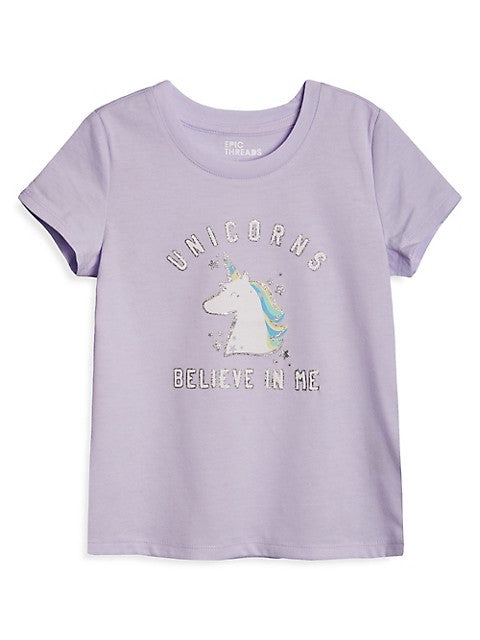 Epic Threads Girl's Purple T-Shirt ABFK659 shr