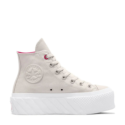 Converse Women's Pink & White Chuck Taylor All Star Lift 2X High Pale Putty |Converse In Lebanon