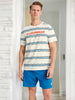 Sinsay men off white/blue 2 piece pajama set AYA