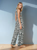 Sinsay Women's White & Black Sleeveless Jumpsuit | Sinsay In Lebanon