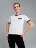 Sinsay Women's T-Shirt White AYA