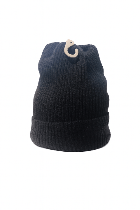 Reserved Men's Black Knitted Beanie Hat | Reserved In Lebanon