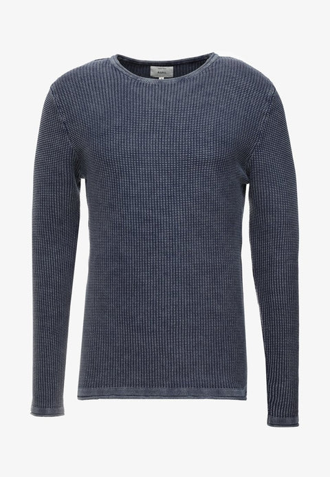 Redefined Rebel Men's Dark Blue Knitted Sweatshirt | Redefined Rebel In Lebanon