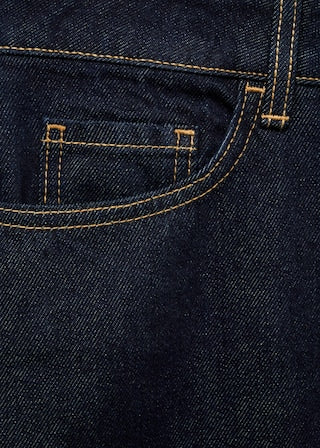 Mango Women's Navy Denim Mid Skirt  |Mango In Lebanon