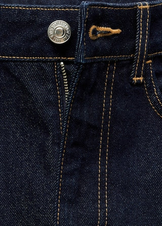 Mango Women's Navy Denim Mid Skirt  |Mango In Lebanon
