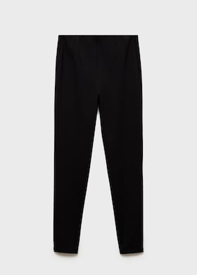 Mango Women's Black High Waist Legging |Mango In Lebanon