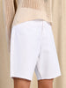 Sinsay Women's White High Waist Denim Shorts | Sinsay In Lebanon