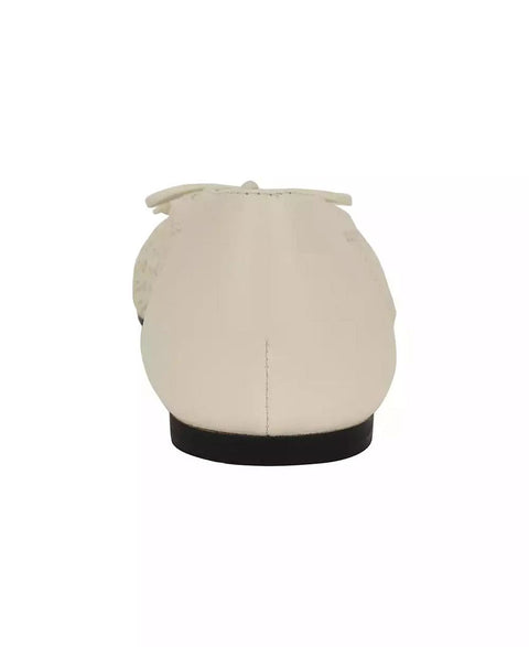 Calvin Klein Women's Off White Zatoria Woven Ballet Flats | Calvin Klein In Lebanon