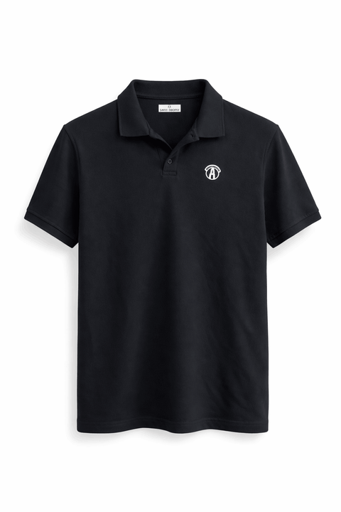 Saint-Tropez Men's Navy Knit T-Shirt | Saint-Tropez In Lebanon