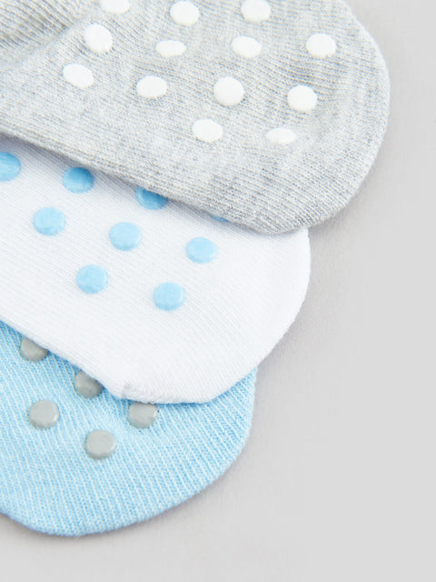 Sinsay Baby Boy's Grey/Baby Blue /White  3 pack Socks| Sinsay in Lebanon
