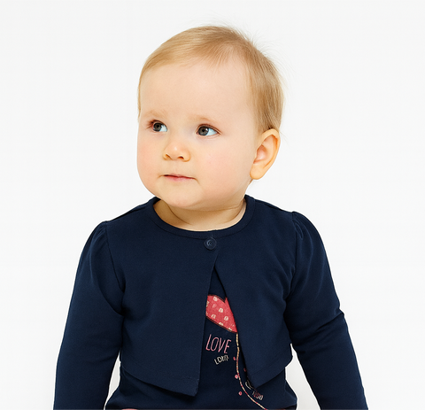 S.Oliver Baby Girl's Navy Long-Sleeve Bolero |S.Oliver in Lebanon
