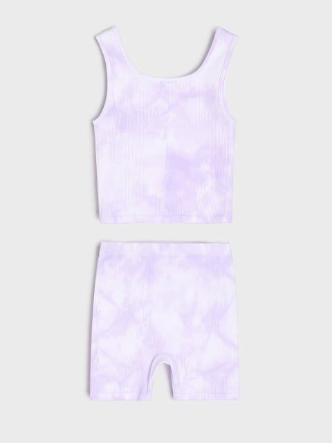 Sinsay Girl's Light Lilac Short Beer Set Of 2pcs | Sinsay In Lebanon