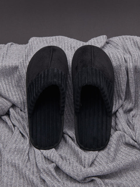 Sinsay Men's Black Flat-Sole Slipper | Sinsay In Lebanon