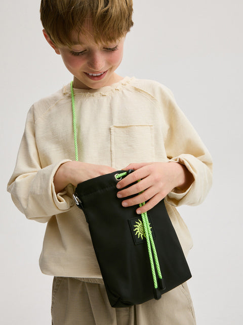 Reserved Boy's Black Shoulder Bag | Reserved In Lebanon