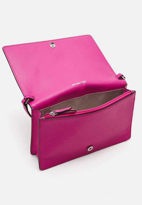 Michael Kors Women's Fuchsia Leather Flap Handbag | Michael Kors In Lebanon