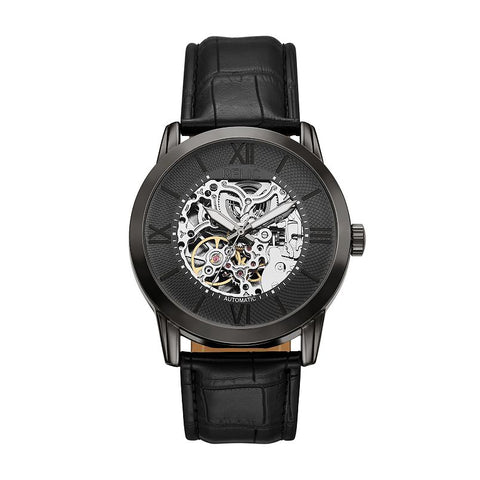 Folio Men's Black Strap Automatic Watch 44mm | Folio In Lebanon