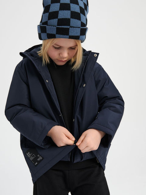 Sinsay Boy's Navy Long Sleeve Hooded Parka Jacket | Sinsay In Lebanon