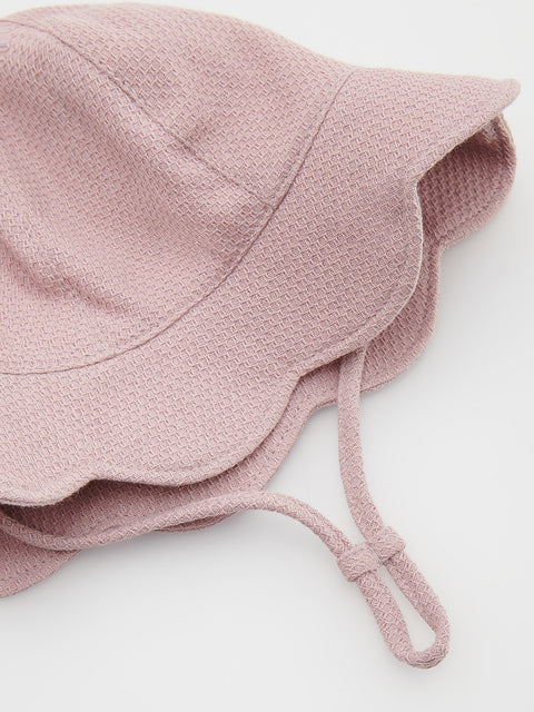 Reserved Baby Girl's Dusty Rose Adjustable Hat | Reserved In Lebanon