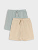 Sinsay Boy's Beige & Grey Pack Of 2 Shorts | Sinsay In Lebanon