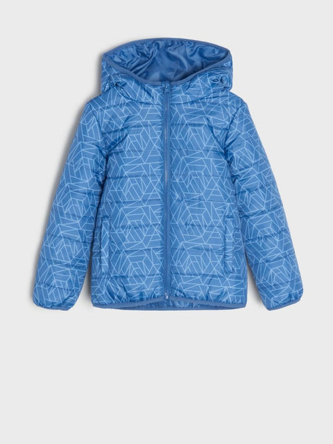 Sinsay Girl's Blue Striped Quilted Jacket |Sinsay In Lebanon
