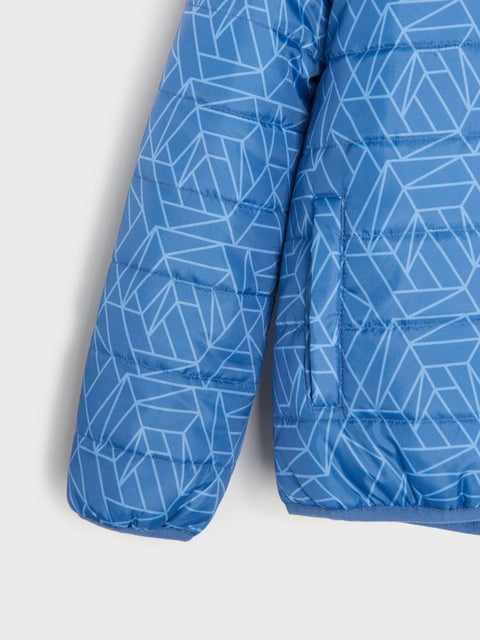 Sinsay Girl's Blue Striped Quilted Jacket |Sinsay In Lebanon