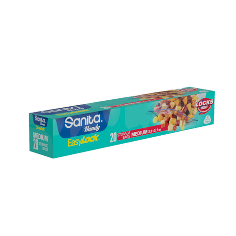 Sanita Handy Food Zipper Bag Medium 20 bags | Sanita In Lebanon