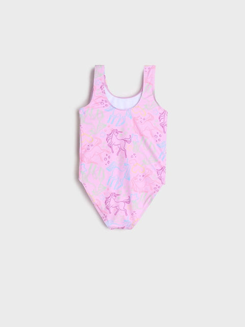 Sinsay Baby Girl's Purple Printed Swimsuit | Sinsay In Lebanon