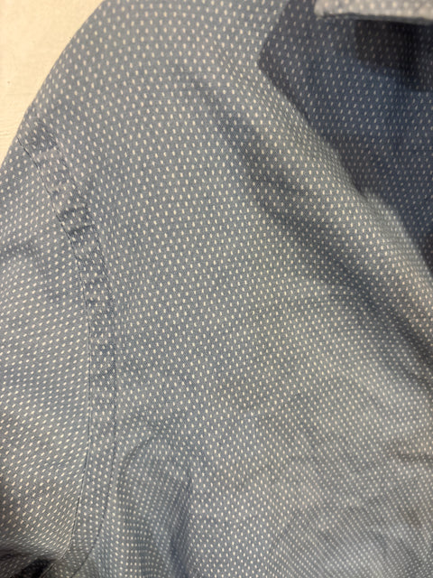 Tommy Hilfiger Men's Light Blue Dotted White Shirt   | Tommy Hilfiger  in Lebanon