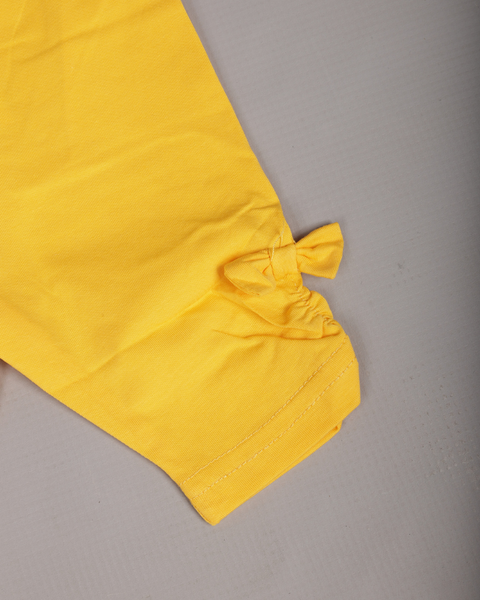 Ativo Baby Girl's Mustard Sweatpant  ND-7746AM