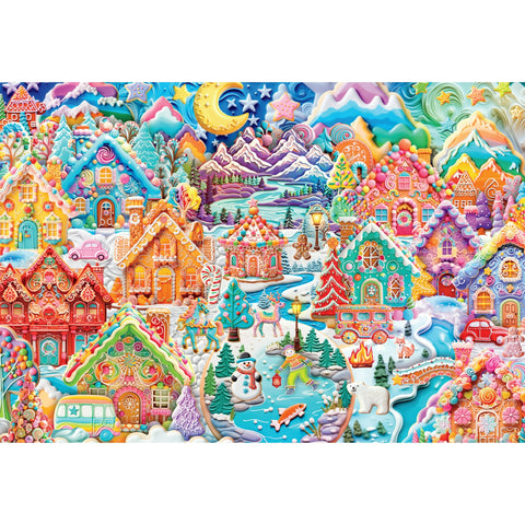 Buffalo Games 2000-Piece Colorful Cookietown Interlocking Jigsaw Puzzle | Buffalo Games In Lebanon