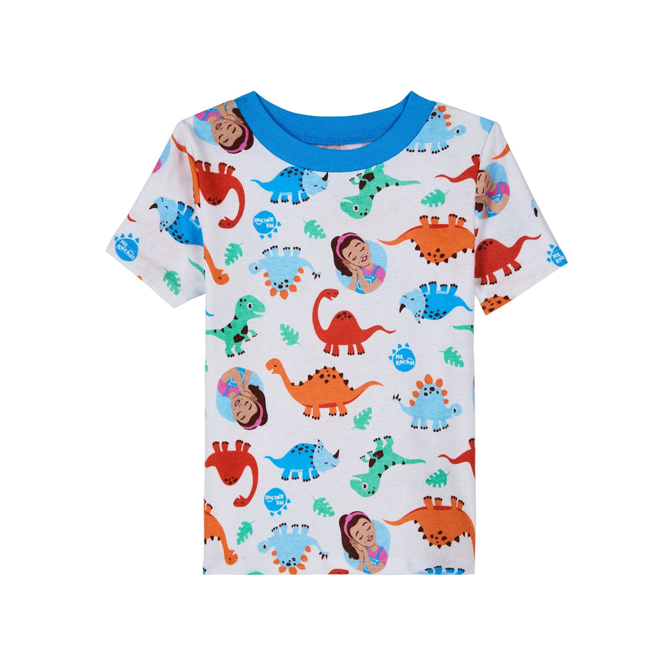 Ms.Rachel Girl's Multicolor Dinosaur Printed Pajama Top | Ms.Rachel In Lebanon