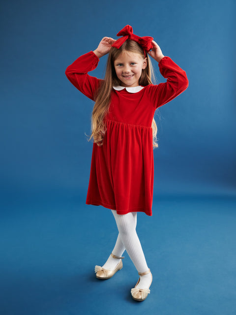 Sinsay Girl's Red Gathered Dress | Sinsay In Lebanon